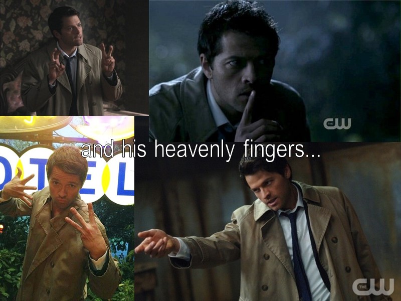 and his heavenly fingers...